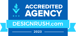 DesignRush Badge 2023 dark